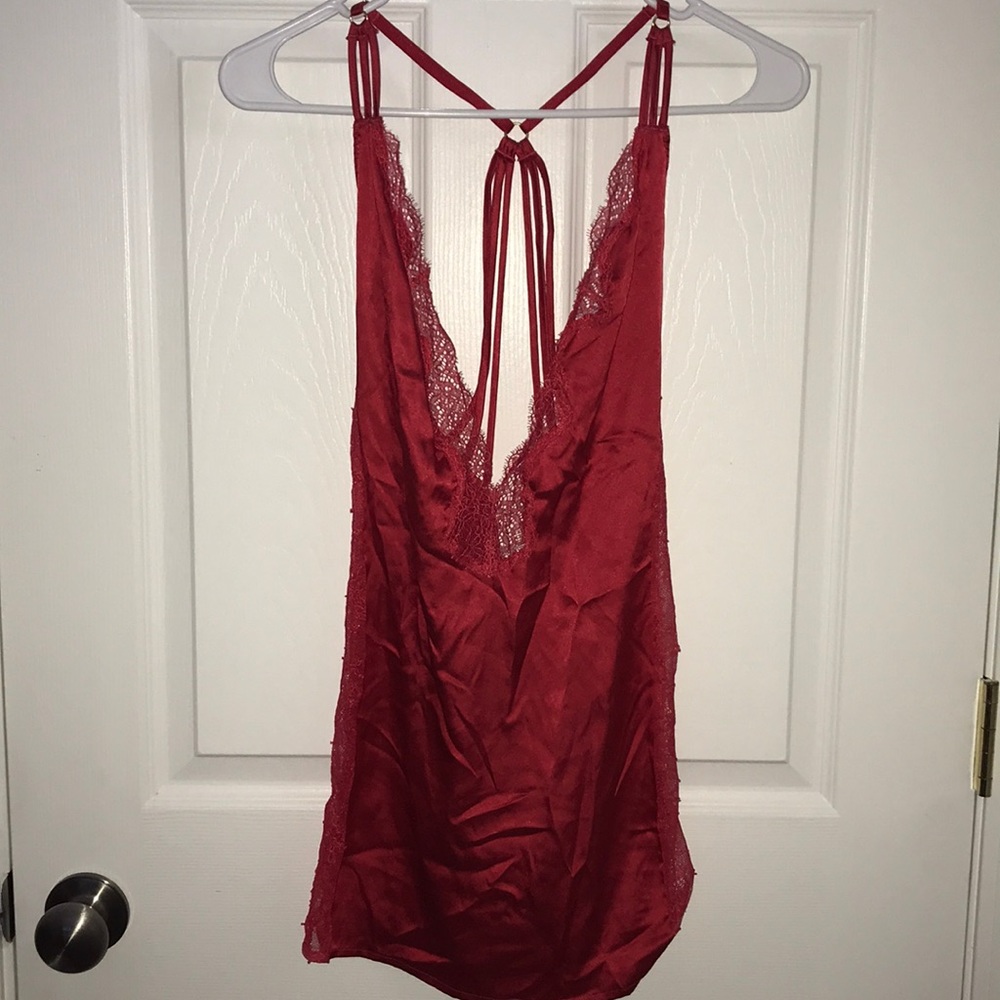Victoria’s Secret red lingerie s Small